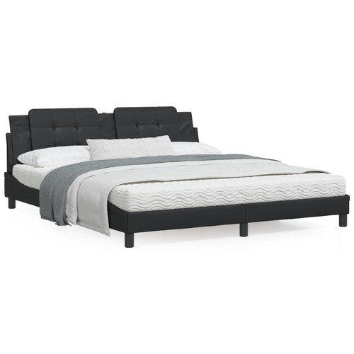 Bett mit matratze schwarz - matratze,