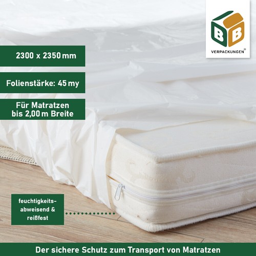 Matratzenhüllen umzugshüllen - matratzenhüllen,
