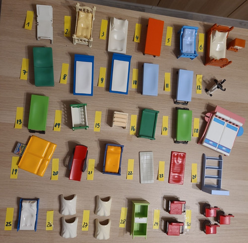 Playmobil möbel bett matraze - mÖbel,