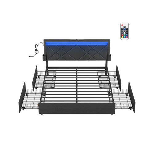 Doppelbettgestell 160 200 cm - doppelbettgestell,
