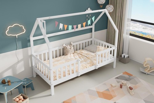 Kinderbett hausbett mit - hausbett,